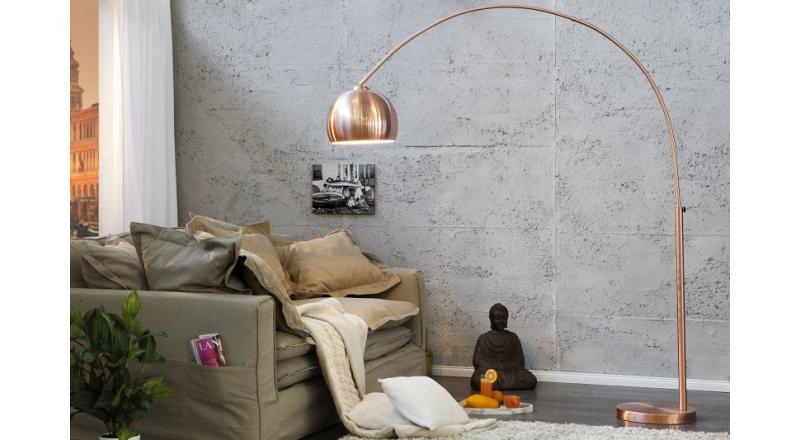 INVICTA lampa podłogowa BIG BOW miedziana - 170-210 cm