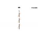 MOOSEE lampa wisząca COSMO VERTICAL M - czarna, złota