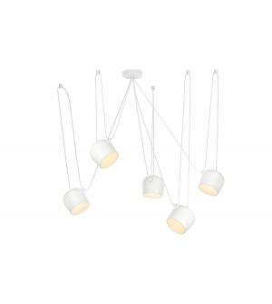 Lampa wisząca EYE 5 biała - LED, aluminium