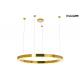 MOOSEE lampa wisząca RING LUXURY 110 złota - LED, chromowane złoto