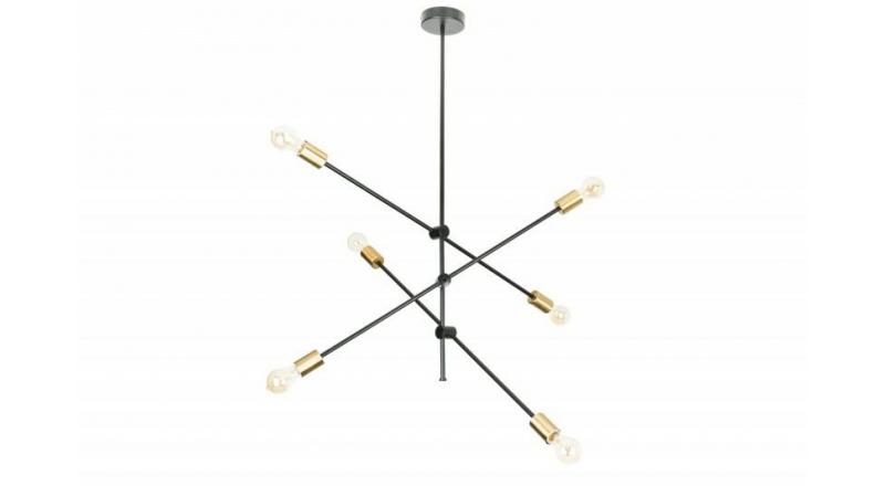 INVICTA lampa wisząca VARIATION -czarno-złota