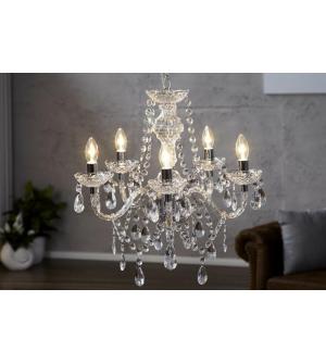 INVICTA lampa wisząca DIAMONDS 5 - transparentna