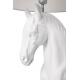 Lampa podłogowa KOŃ HORSE STAND M biała - włókno szklane