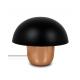 KARE lampa stołowa MUSHROOM miedziana / czarna 44 cm