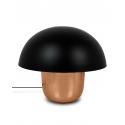 KARE lampa stołowa MUSHROOM miedziana / czarna 44 cm