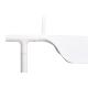 Lampa podłogowa PEAK biała - aluminium
