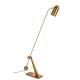 Lampa podłogowa CRANE złoto-miedziana - stal węglowa