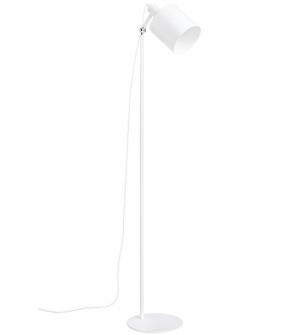 Lampa podłogowa LEKTOR biała - aluminium