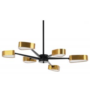 Lampa wisząca GALAXIA czarno-złota - LED, metal