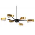 Lampa wisząca GALAXIA czarno-złota - LED, metal