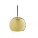 FRANDSEN lampa wisząca BALL biała miedź