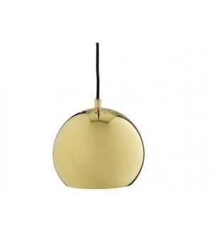 FRANDSEN lampa wisząca BALL biała miedź