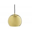 FRANDSEN lampa wisząca BALL biała miedź