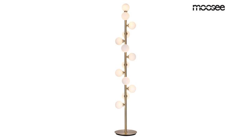 MOOSEE lampa podłogowa COSMO FLOOR GOLD - złota