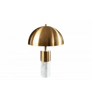 INVICTA lampa stołowa BURLESQUE - złota, biały marmur
