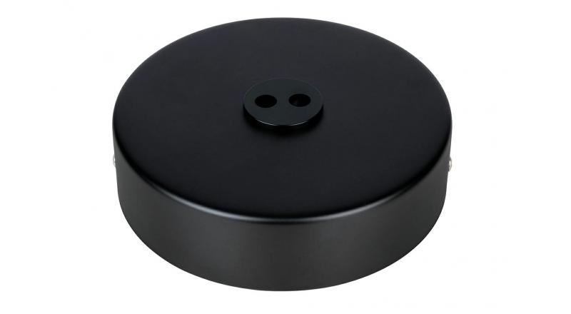 Podsufitka do lampy FI 15cm czarna 2 - metal