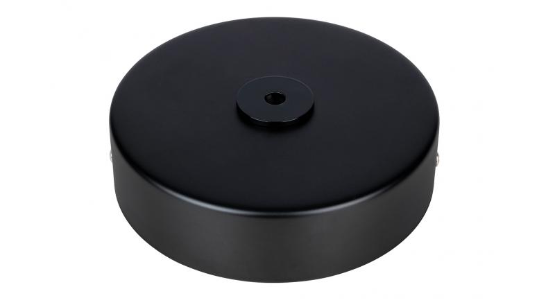 Podsufitka do lampy FI 15cm czarna - metal