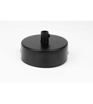 Podsufitka do lampy FI 8cm czarna - metal