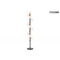 MOOSEE lampa podłogowa COSMO FLOOR BLACK - czarna, zlota