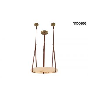 MOOSEE lampa wisząca GALA - alabaster, mosiądz