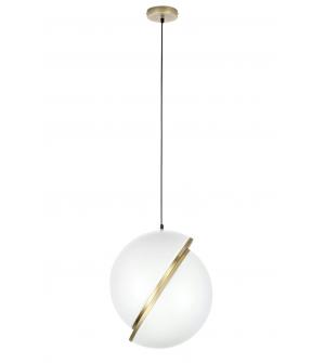 Lampa wisząca GLOBE 38 złota - LED, akryl, metal