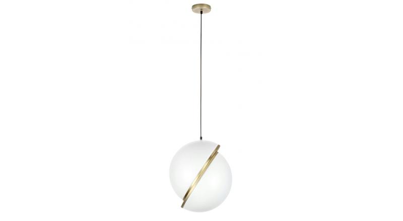 Lampa wisząca GLOBE 38 złota - LED, akryl, metal