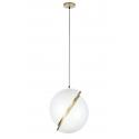 Lampa wisząca GLOBE 38 złota - LED, akryl, metal