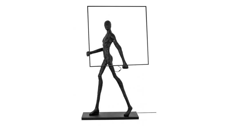 Lampa podłogowa HUMAN SQUARE włókno szklane