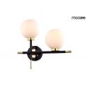 MOOSEE lampa ścienna COSMO WALL R czarna / złota