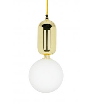 Lampa wisząca BOY S Fi 18 złota - LED, szkło, metal