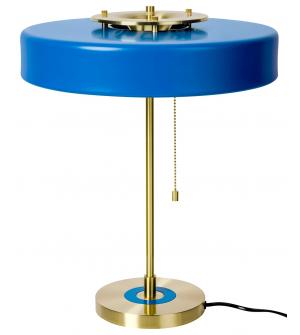 Lampa biurkowa ARTE niebieska - aluminium, szkło