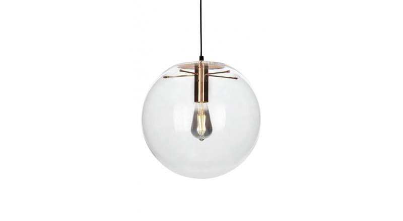 Lampa wisząca SANDRA 35 miedziana - szkło, metal