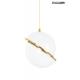 MOOSEE lampa wisząca GLOBE 20 złota