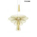 MOOSEE lampa wisząca SESTO złota