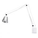 Lampa ścienna RAYON ARM WALL biała - LED, klosz z akrylu