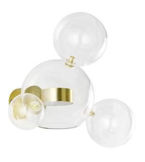 Lampa ścienna CAPRI WALL 4 złota