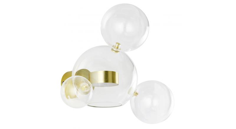 Lampa ścienna CAPRI WALL 4 złota