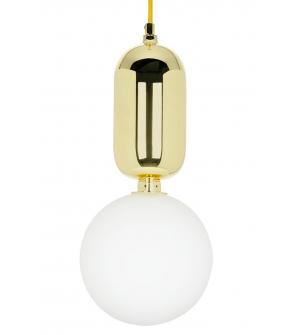 Lampa wisząca BOY M Fi 25 złota - szkło, metal