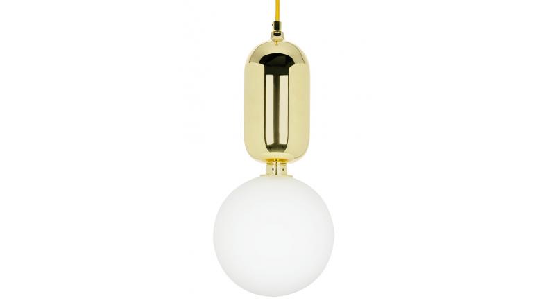 Lampa wisząca BOY M Fi 25 złota - szkło, metal