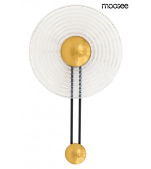 MOOSEE lampa ścienna DING złota / transparentna