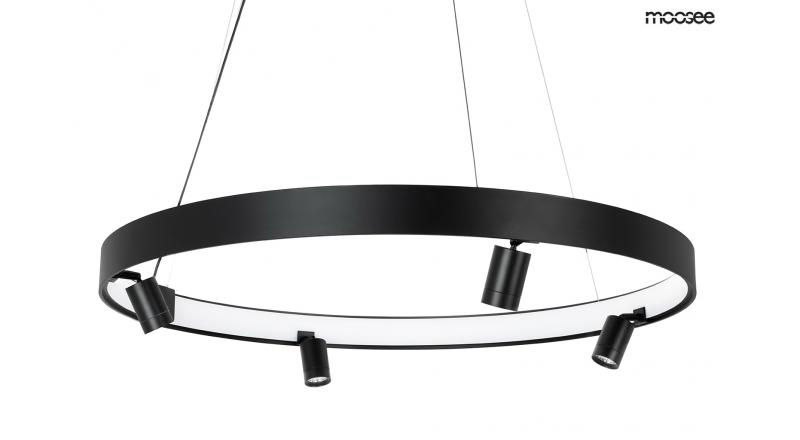 MOOSEE lampa wisząca CIRCLE SPOT 74 BLACK czarna