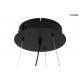 MOOSEE lampa wisząca CIRCLE SPOT 74 BLACK czarna