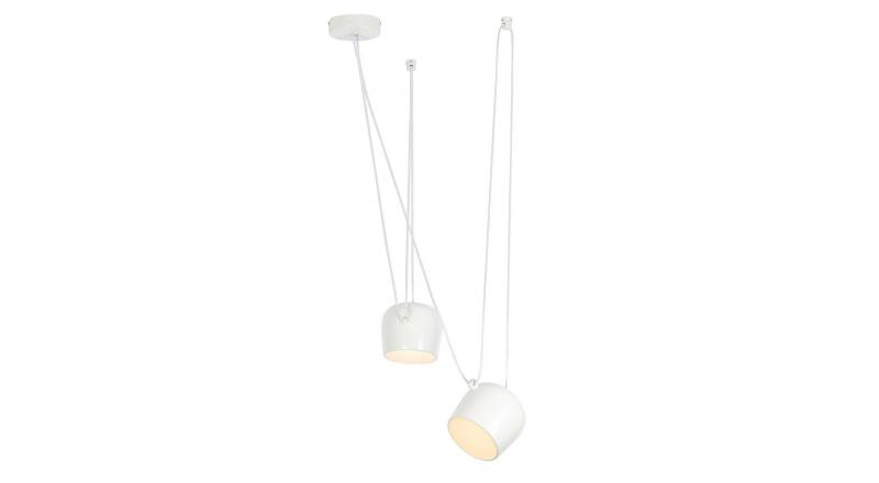 Lampa wisząca EYE 2 biała - LED, aluminium