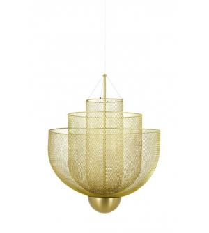 Lampa wisząca ILLUSION S 45 złota - LED, metal