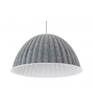 Lampa wisząca MOLD 75 szara - filc, tkanina