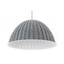 Lampa wisząca MOLD 75 szara - filc, tkanina
