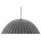 Lampa wisząca MOLD 75 szara - filc, tkanina