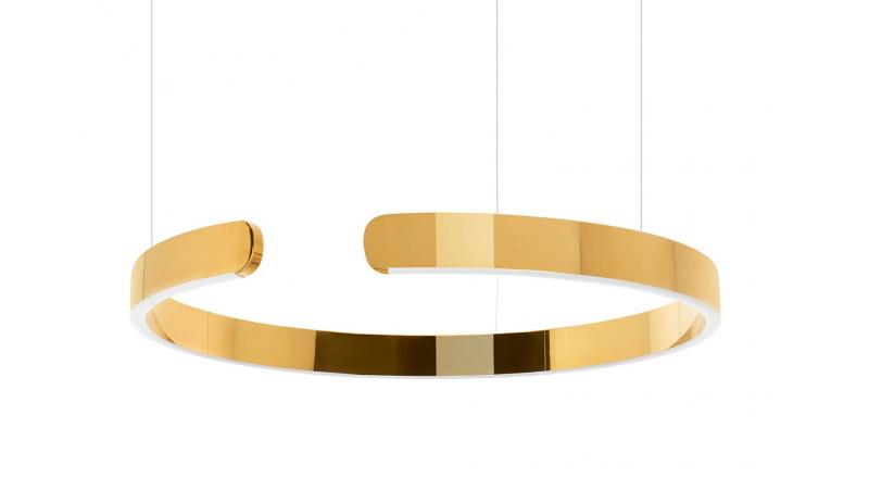 Lampa wisząca VISTA 60 złoty chrom