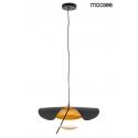 MOOSEE lampa wisząca STING RAY 80 czarna / złota