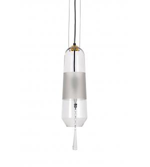 Lampa wisząca NEWEL transparentna - szkło